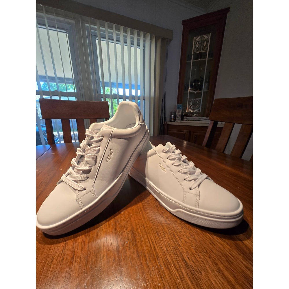 WOMENS COACH HIGHLINE LEATHER SNEAKERS. CW971. SIZE 9.5